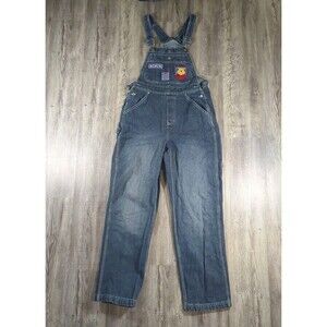 Vintage Disney Winnie The Pooh Overalls Women’s Jean Denim Blue Embroidered XS